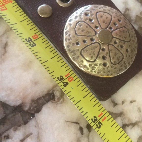 Brown embellished belt - Picture 5 of 5